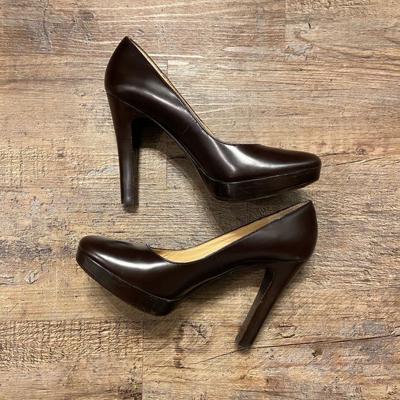 Michael Kors Shoes - Michael Kors dark brown heels/pumps